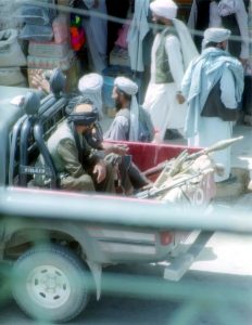 Taliban in Herat, Afghanistan in 2001. (Bluuurgh, Creative Commons)