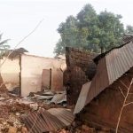 One of 200 homes burned in Kagoro, Kaduna state, Nigeria, on March 20, 2022. (Jonathan Kish Adamu)