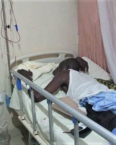 Hiire Sadiki after he was poisoned in Nawanjofu village, Butaleja District, Uganda on April 2, 2022. (Morning Star News)