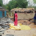 Home and grain of Christians destroyed in Ejariguda village, Odisha state on April 17, 2022. (Morning Star News)