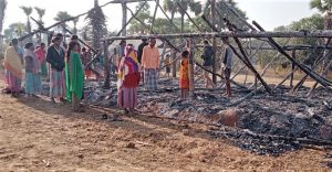 Remains of church building burned down in Kistaram village, Chhattisgarh state, India. (Morning Star News)