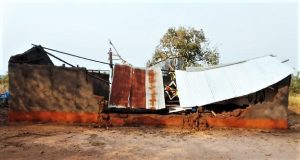 Church building demolished on June 26, 2022 in Rwomuriro, Kiboga District, Uganda. (Morning Star News)