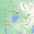 Location of Bugiri District, Uganda. (Map data ©2020 Google)