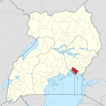Location of Mayuge District, Uganda. (OpenStreetMap contributors, Jarry1250, NordNordWest Wikipedia)