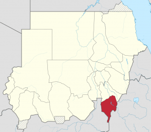 Location of Blue Nile state, Sudan. (TUBS, Creative Commons)