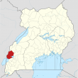 Location of Kasese District, Uganda. (OpenStreetMap contributors, Jarry1250, NordNordWest, Creative Commons)