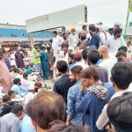 Mosque announcements to protest alleged blasphemy created large crowds of Muslims in Sargodha, Pakistan, on July 16, 2023. (Sanawar Balam for Morning Star News)