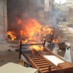 Belongings of Christians burned in Muslim rioting in Jaranwala, Pakistan on Aug. 16, 2023. (Morning Star News)