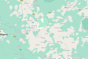 Location of Jos East LGA, Nigeria. (Map data © 2023 Google)