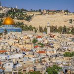 Israel Temple Mount and Dome of the Rock alongside the Jewish Quarter in Jerusalem. (Edmund Gall, Creative Commons)