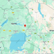 Location of Budaka in Uganda. (Map data © 2023 Google)