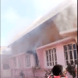 Church building set on fire on Jan. 12, 2024 in Wad Medani, Al Jazirah state, Sudan. (Morning Star News screenshot)