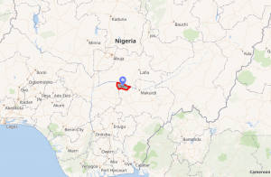 ocation of Agatu LGA, Benue state, Nigeria. (Map data © OpenStreetMap contributors)
