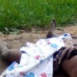 The bodies of Twaha Namwoyo and wife Nadiimu Katooko, slain on Feb. 2, 2024 in Bulalaka village, Uganda. (Morning Star News)