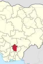 Location of Enugu state, Nigeria. (Uwe Dedering, Creative Commons)