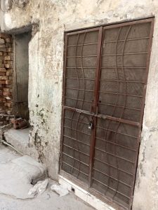 Locked home of Christians who fled Cantonment area of Lahore, Pakistan after blasphemy allegation on June 4, 2024. (CDI-MSN)