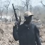 Fulani herdsman in north-central Nigeria in screenshot from video obtained by Morning Star News. (Morning Star News)