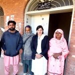 Sufyan Masih (L) with parents and counsel after court hearing in Punjab Province, Pakistan. (Christian Daily International-Morning Star New)