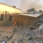 Baptist church building bombed in Al-Azba area in Khartoum North, Sudan on Dec. 20, 2024. (Morning Star News)