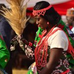 Woman in traditional attire in Bokkos LGA, Plateau state, Nigeria. (Dotun55, Creative Commons)