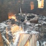 Remains of home set aflame in Unguwar Rogo village, Kajuru County, Nigeria, on Jan. 1, 2025. (Facebook Kaduna Political Affairs)