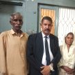 Attorney Hanif Hameed flanked by parents of 15-year-old girl kidnapped and forcibly converted and married in Pakistan. (Christian Daily International-Morning Star News)