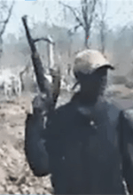 Fulani herdsman in north-central Nigeria in screenshot from video obtained by Morning Star News. (Morning Star News)