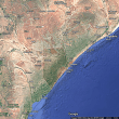 Location of Lower Juba Region, Somalia. (Map data © 2025 Google)