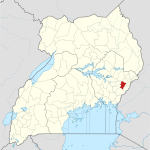 Location of Mbale District, Uganda. (Jarry1250, Creative Commons)
