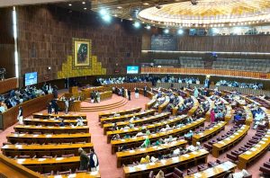Session of National Assembly in Pakistan. (Voice of America)
