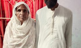 Farhan Javed Masih with mother after his release from prison on June 12, 2025. Christian Daily International-Morning Star News