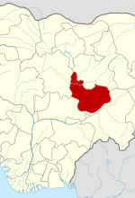 Location of Plateau state in Nigeria. (Himalayan Explorer based on work by Uwe Dedering, Creative Commons)