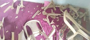 Chairs smashed in attack on church in Borsi village, Dhamtari District, Chattisgarh, India on June 8, 2025. (Morning Star News)