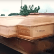 Coffins of 27 Christians slain in Bindi, Plateau state, Nigeria on July 15, 2025 on truck for procession. (Screenshot from TVC New report)