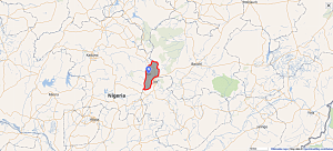Location of Bassa County near Jos in Plateau state, Nigeria. (Wikimedia maps, Mapa data © OpenStreetMap contributor)