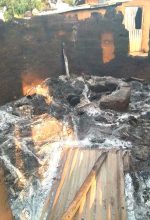 Remains of home set aflame in Unguwar Rogo village, Kajuru County, Nigeria, on Jan. 1, 2025. (Facebook Kaduna Political Affairs)