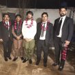 Sahil Shahid and Raheel Shahid (in white shirt) after acquittal of blasphemy charges on Jan. 25, 2025. (Christian Daily International-Morning Star News)