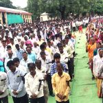 Silent protest in Sakri, Dhule, Maharashtra state, India on July 23, 2025 against politician's offer to pay for violence against Christians. (Morning Star News)