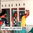 Attack on prayer house in Padang Sarai village, Padang City, West Sumatra Province, Indonesia on July 27, 2025. (Screenshot from video on Facebook)