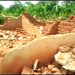 Demolished home of Wambuzi Maka Uthman after he converted to Christianity. (Morning Star News)