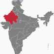 Location of Rajasthan state, India. (Filpro, Creative Commons)