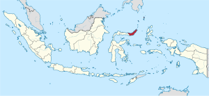 Location of North Sulawesi Province in Indonesia. (TUBS, Creative Commons)