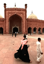 Badshahi Mosque in Lahore, Pakistan. (Screenshot from YouTube)