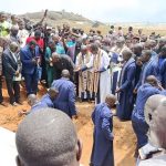Funeral for the Rev. Ayuba Choji, wife Chundung Choji and his two children, Cyril and Endurance, killed in Rim area of Plateau state on April 26, 2026. (Facebook)