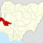 Location of Kwara state, Nigeria. (Himalayan Explorer based on work by Uwe Dedering)