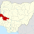Location of Kwara state, Nigeria. (Himalayan Explorer based on work by Uwe Dedering)