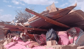 Church building demolished in Khartoum North, Sudan on July 8, 2025. (CSW)
