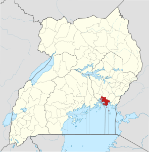 Location of Mayuge District in Uganda. (OpenStreetMap contributors, Jarry1250, NordNordWest, Creative Commons)