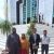 Maria Shahbaz’s parents Shahbaz Masih and Erum Shahbaz with attorney Saqib Jillani and rights activist Safdar Chaudhry (R) at Federal Constitutional Court building. (Christian Daily International-Morning Star News)