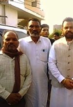 Pastor Prakash Singh (L), Pastor Puran Shafri (center) and Jatinder Masih Gaurav of the Punjab State Minority Commission. (Morning Star News)